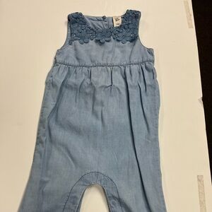 Blue Sleeveless Baby Romper Osh Kosh size 24 months
